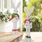 2 Pack Easter Standing Bunny with Stretchable Legs, 18" to 25" Plush Rabbits Couple Figurine, Cute Party Favor Photo Props Gifts for Office Kitchen Farmhouse Front Door Spring Home Decor